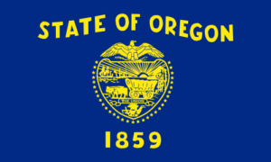 Flag of Oregon USA